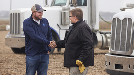 farmer and farm agent