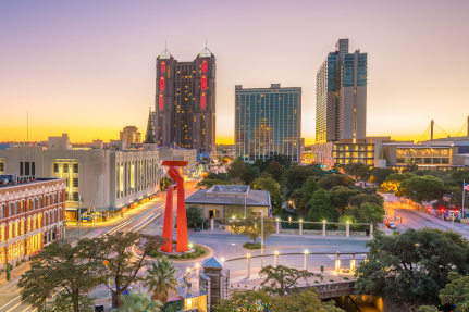 Landscape of San Antonio, Texas