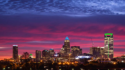 Landscape of Charlotte, North Carolina