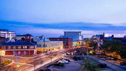 Landscape of Durham, North Carolina